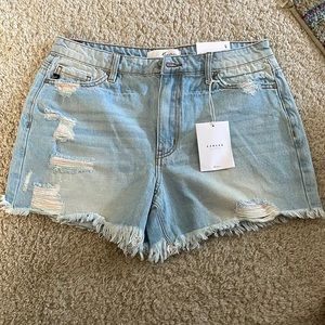Brand new Kancan denim shorts size large